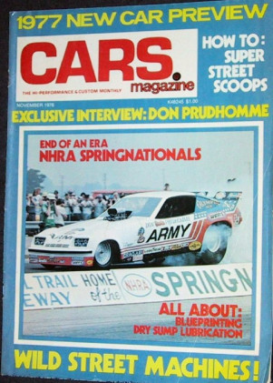 HI PERFORMANCE CARS 1976 NOV - DON PRUDHOMME